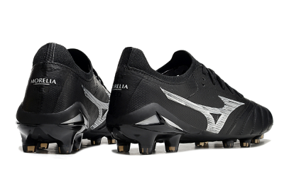 Mizuno Morelia Neo 4 FG Firm Ground Soccer Cleats - Black/White