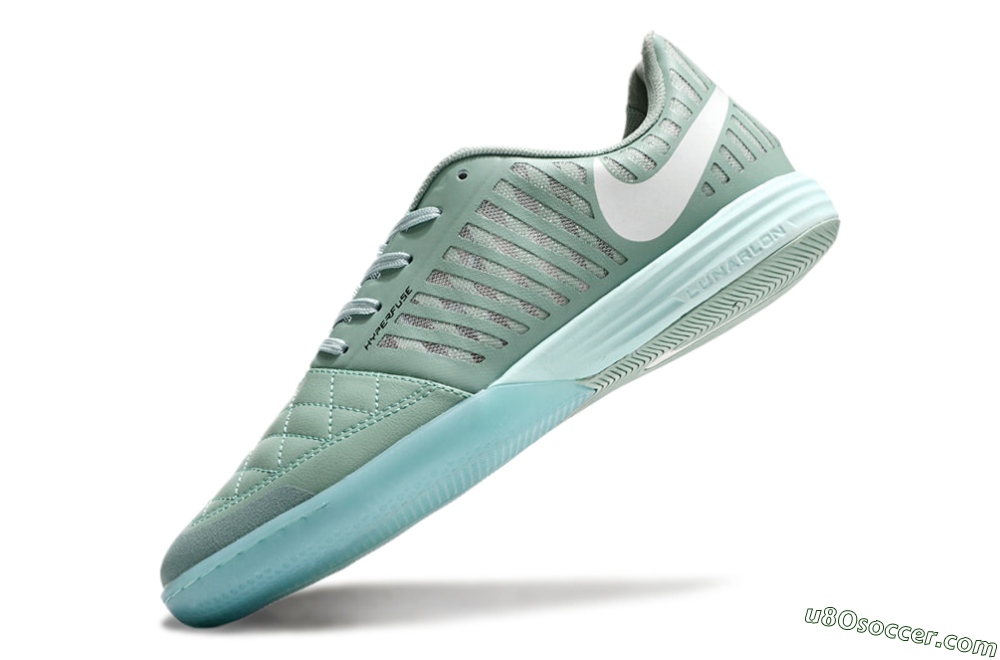 Nike Lunar Gato 2 IC Indoor & Futsal Soccer Shoes - Jade/White 5