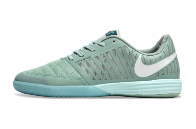 Nike Lunar Gato 2 IC Indoor & Futsal Soccer Shoes - Jade/White