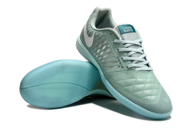 Nike Lunar Gato 2 IC Indoor & Futsal Soccer Shoes - Jade/White