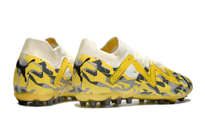 Puma Future Ultimate MG Multi Ground Soccer Cleats - Yellow/White/Grey