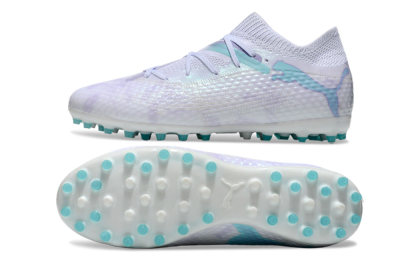 Puma Future Ultimate MG Multi Ground Soccer Cleats - Beige/Jade/Purple