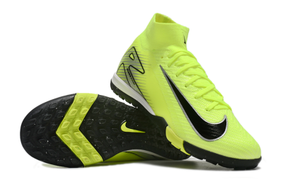 Nike Air Zoom Mercurial Superfly 10 Elite TF Artificial Turf Soccer Shoes - Yellow/Black/Silver