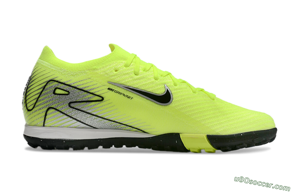 Nike Air Zoom Mercurial Vapor 16 Elite TF Artificial Turf Soccer Shoes - Yellow/Black/Silver 5