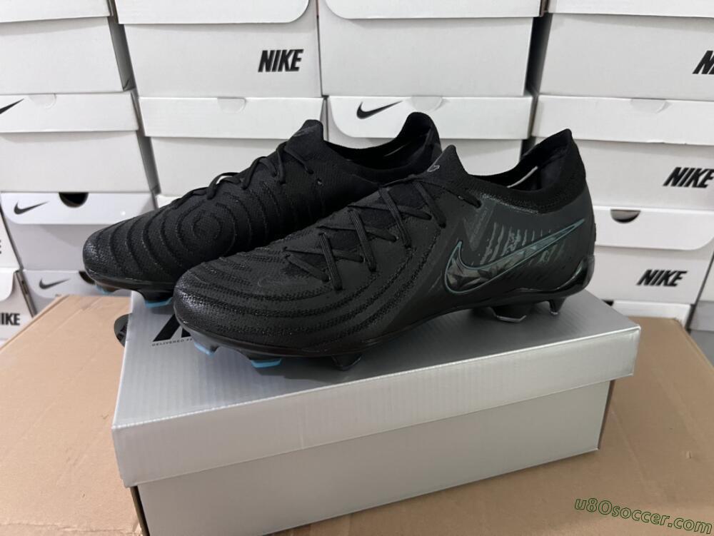 Nike Phantom Luna Elite NU FG Firm Ground Soccer Cleats - Black/Blue