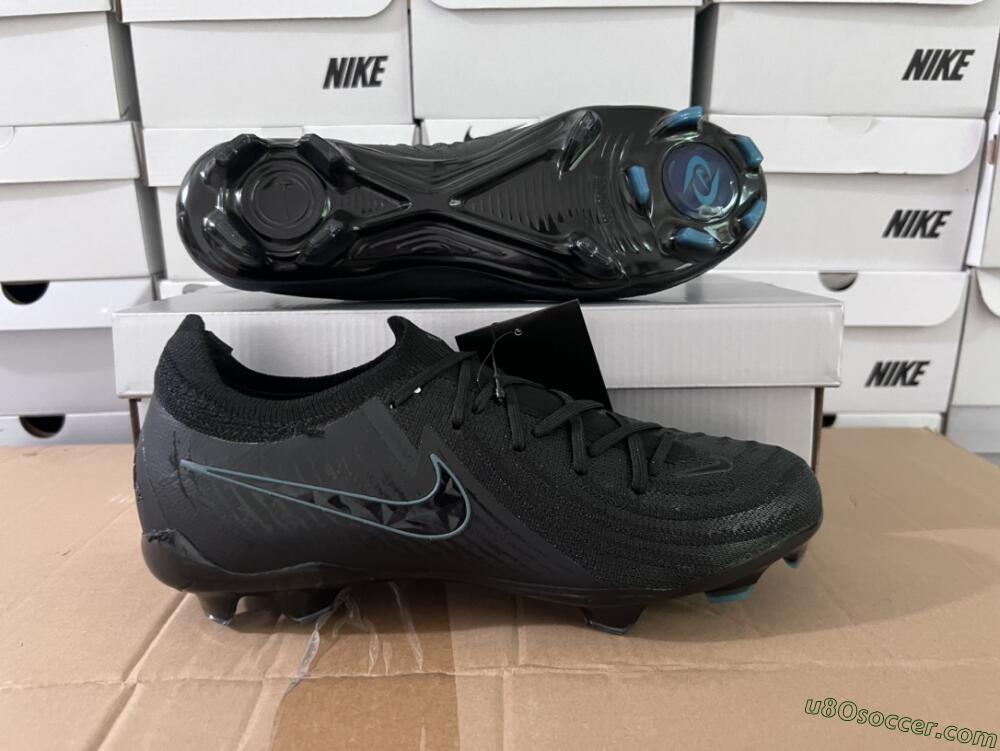 Nike Phantom Luna Elite NU FG Firm Ground Soccer Cleats - Black/Blue