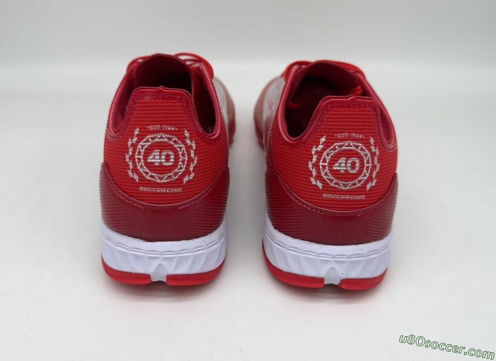 Adidas F50 Pro TF Artificial Turf Soccer Shoes - Red/Silver/White