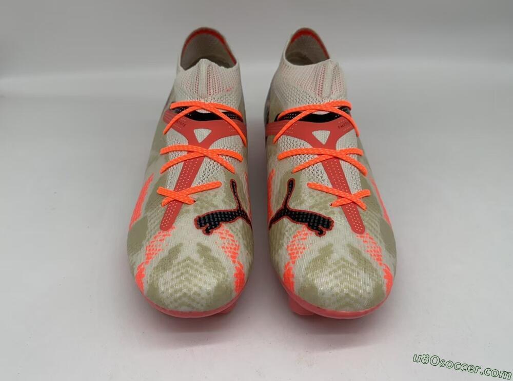Puma Future 7 Ultimate FG Firm Ground Soccer Cleats - Beige/Black/Brown