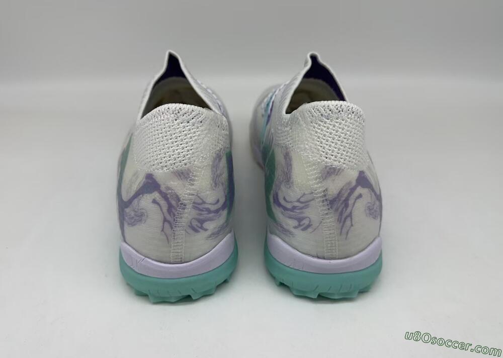 Puma Future Ultimate TF Artificial Turf Soccer Shoes - Beige/Jade/Purple