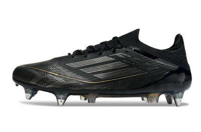 Adidas F50 Elite SG Soft Ground Soccer Cleats - Black/Silver/Gold