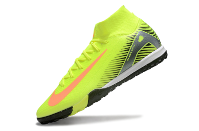 Nike Air Zoom Mercurial Superfly 10 Elite TF Artificial Turf Soccer Shoes - Yellow/Orange/Silver/White