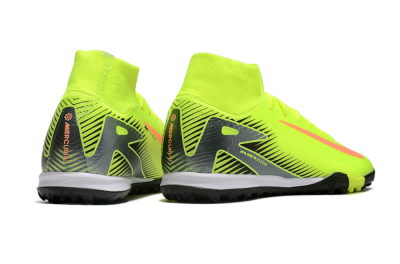 Nike Air Zoom Mercurial Superfly 10 Elite TF Artificial Turf Soccer Shoes - Yellow/Orange/Silver/White