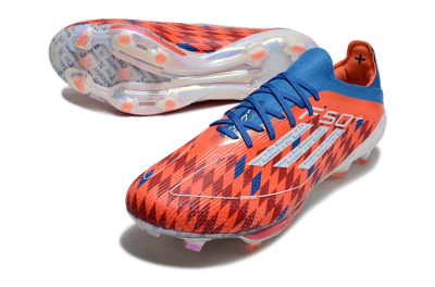 Adidas F50+ Lightstrike Elite FG Firm Ground Soccer Cleats - Red/Blue/White
