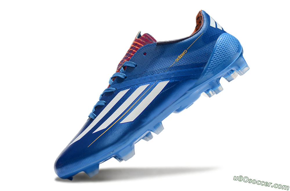 Adidas F50 Adizero Elite FG Firm Ground Soccer Cleats - Blue/White/Red 5
