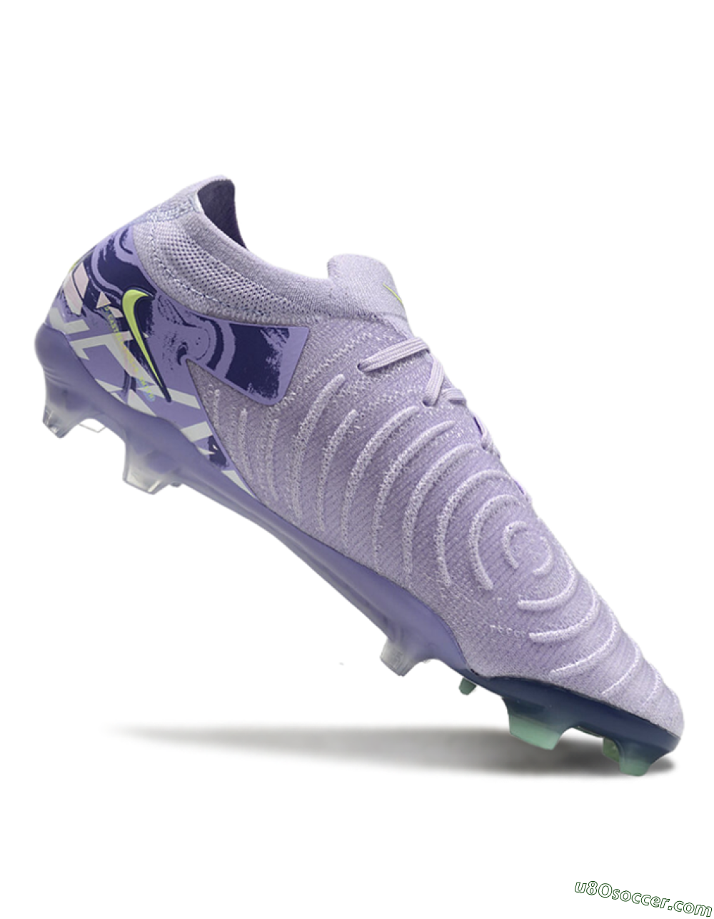 Nike Phantom Luna Elite FG Firm Ground Soccer Cleats - Purple/Yellow/White 4