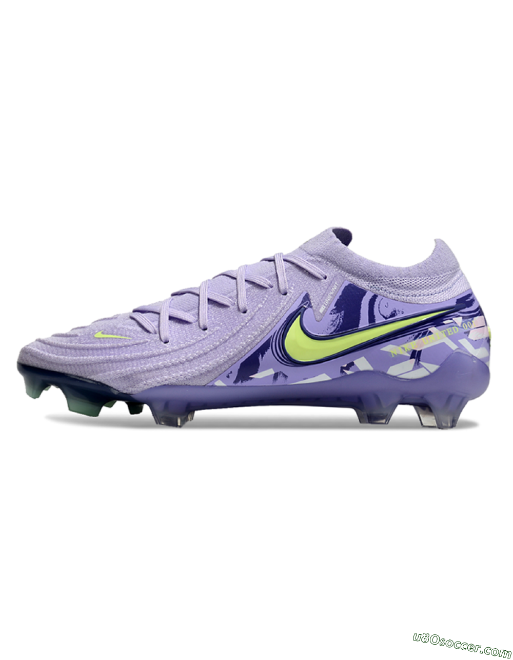 Nike Phantom Luna Elite FG Firm Ground Soccer Cleats - Purple/Yellow/White 2