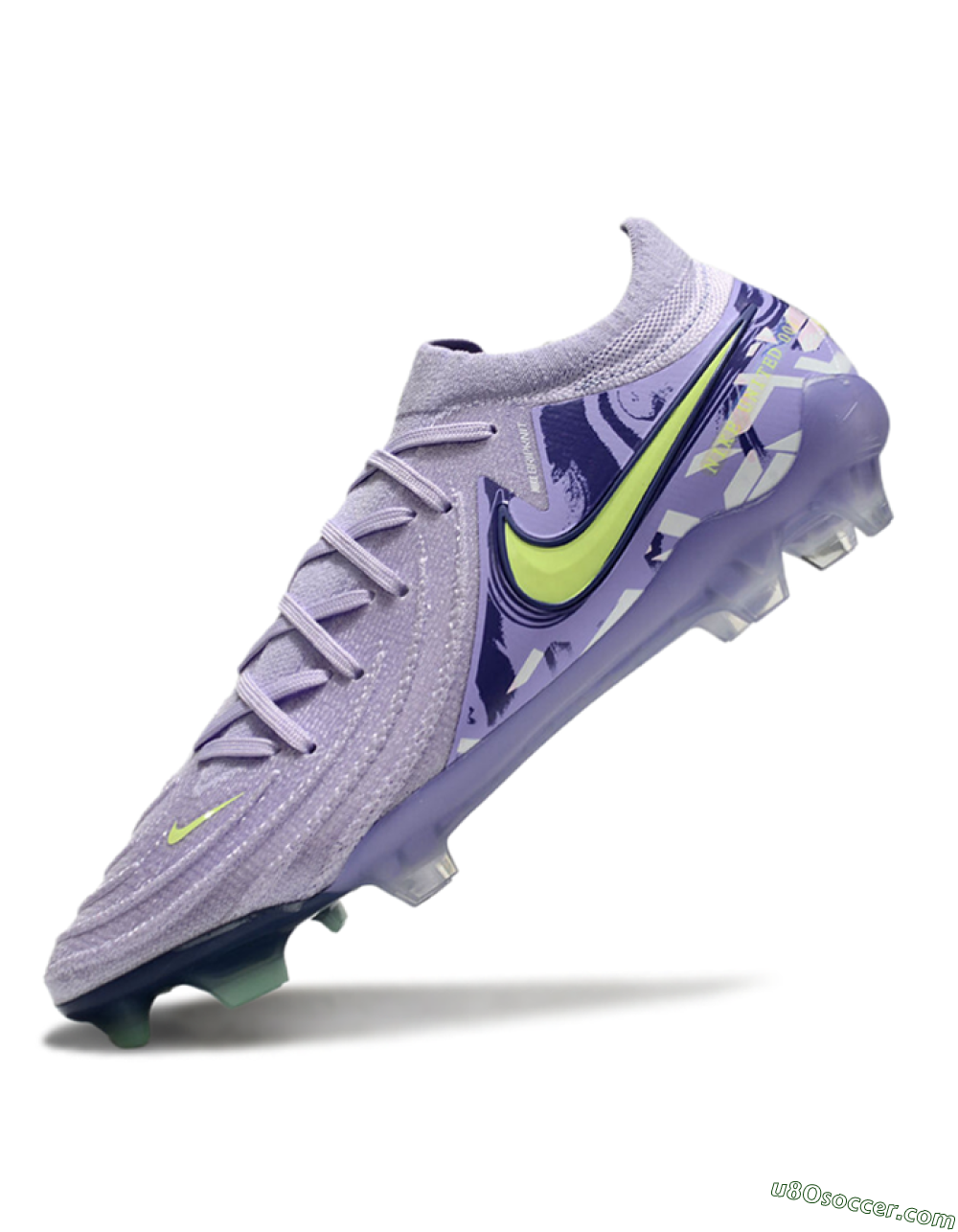 Nike Phantom Luna Elite FG Firm Ground Soccer Cleats - Purple/Yellow/White 5