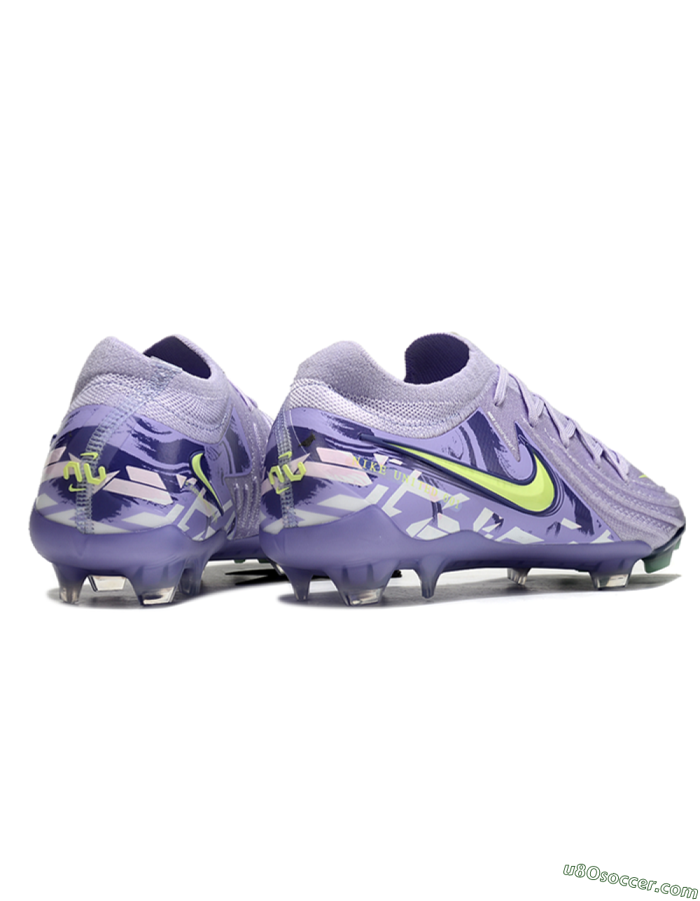 Nike Phantom Luna Elite FG Firm Ground Soccer Cleats - Purple/Yellow/White 6