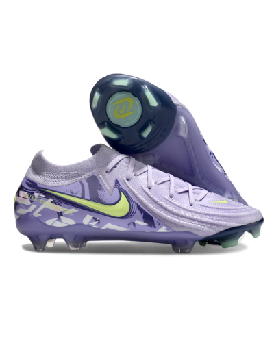Nike Phantom Luna Elite FG Firm Ground Soccer Cleats - Purple/Yellow/White