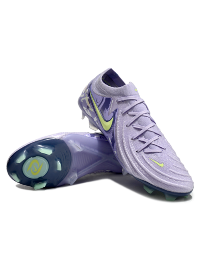 Nike Phantom Luna Elite FG Firm Ground Soccer Cleats - Purple/Yellow/White