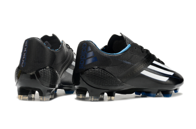 Adidas F50 Adizero Elite FG Firm Ground Soccer Cleats - Black/White/Blue