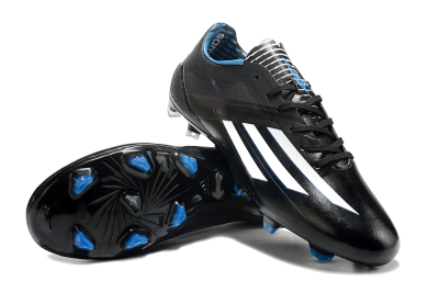 Adidas F50 Adizero Elite FG Firm Ground Soccer Cleats - Black/White/Blue