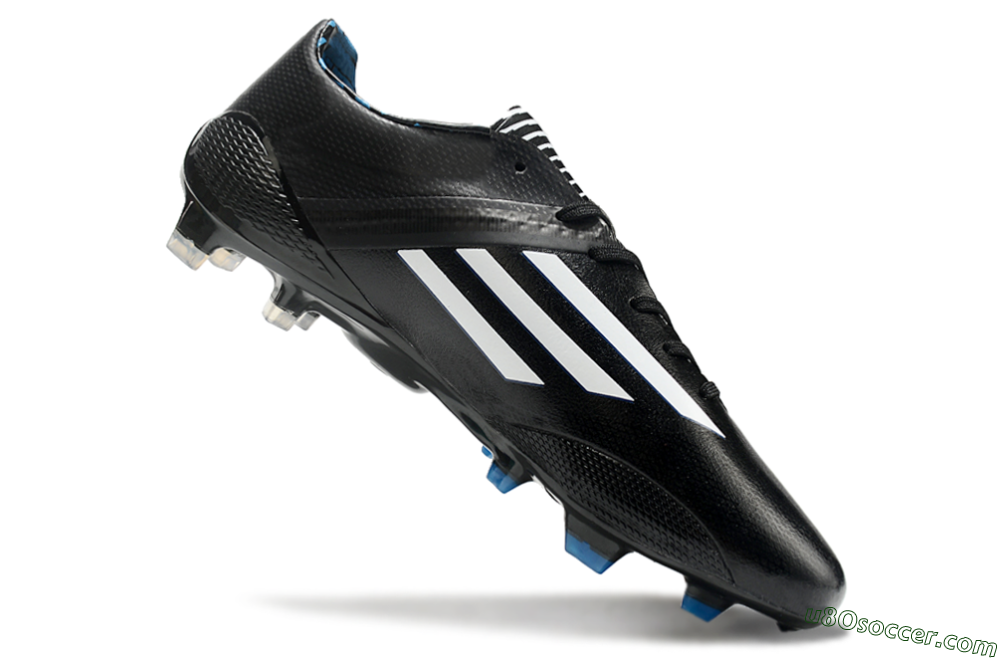 Adidas F50 Adizero Elite FG Firm Ground Soccer Cleats - Black/White/Blue 4
