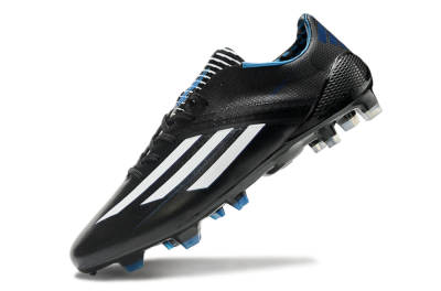 Adidas F50 Adizero Elite FG Firm Ground Soccer Cleats - Black/White/Blue