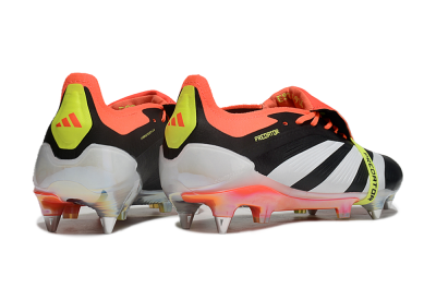 Adidas Predator Elite Foldover Tongue SG Soft Ground Soccer Cleats - Black/White/Red