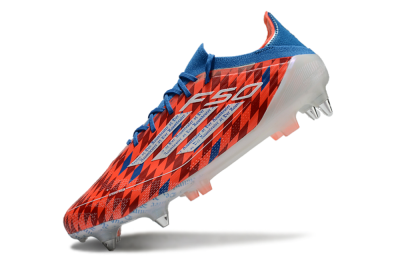 Adidas F50 Elite SG Soft Ground Soccer Cleats - Red/Blue/White