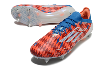 Adidas F50 Elite SG Soft Ground Soccer Cleats - Red/Blue/White