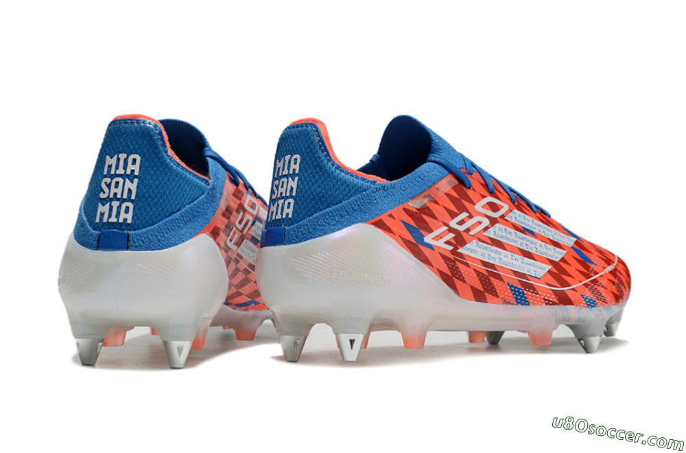 Adidas F50 Elite SG Soft Ground Soccer Cleats - Red/Blue/White 6