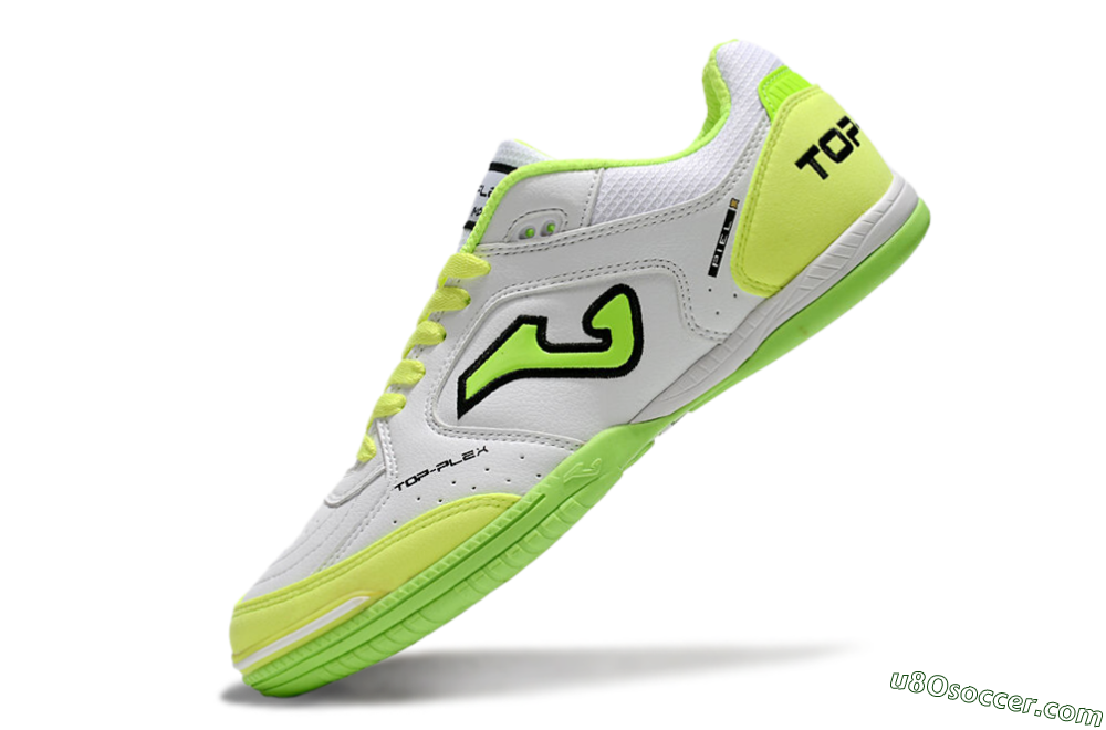 Joma Top Flex 920 IC Indoor & Futsal Soccer Shoes - White/Yellow/Black 5