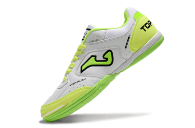 Joma Top Flex 920 IC Indoor & Futsal Soccer Shoes - White/Yellow/Black
