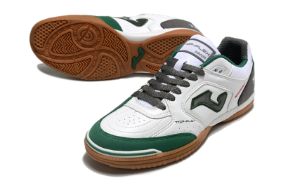 Joma Top Flex 920 IC Indoor & Futsal Soccer Shoes - White/Green/Black