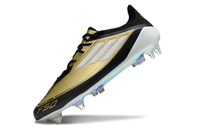 Adidas F50 Elite SG Soft Ground Soccer Cleats - Gold/Black/White