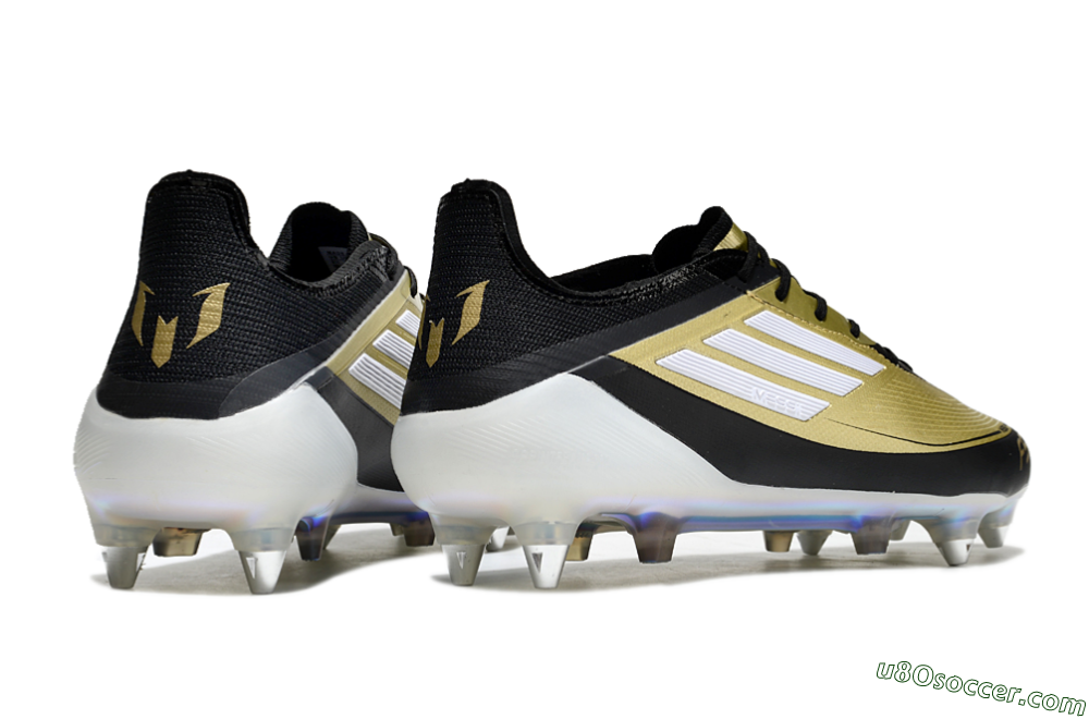 Adidas F50 Elite SG Soft Ground Soccer Cleats - Gold/Black/White 6