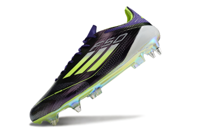 Adidas F50 Elite SG Soft Ground Soccer Cleats - Purple/Yellow/Gold