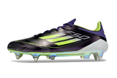 Adidas F50 Elite SG Soft Ground Soccer Cleats - Purple/Yellow/Gold