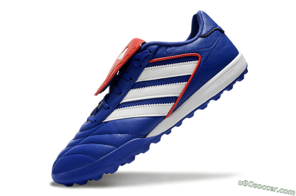 Adidas Copa Gloro 2 TF Artificial Turf Soccer Shoes - Blue/White/Red 5