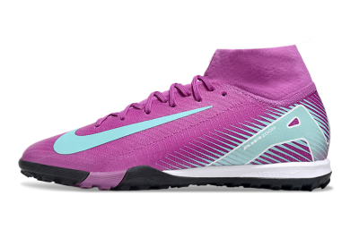 Nike Air Zoom Mercurial Superfly 10 Elite TF Artificial Turf Soccer Shoes - Red/Jade/White