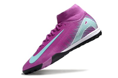 Nike Air Zoom Mercurial Superfly 10 Elite TF Artificial Turf Soccer Shoes - Red/Jade/White