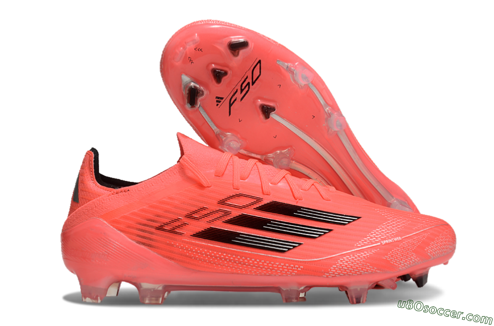 Adidas F50 Elite FG Firm Ground Soccer Cleats - Red/Black/Silver 1