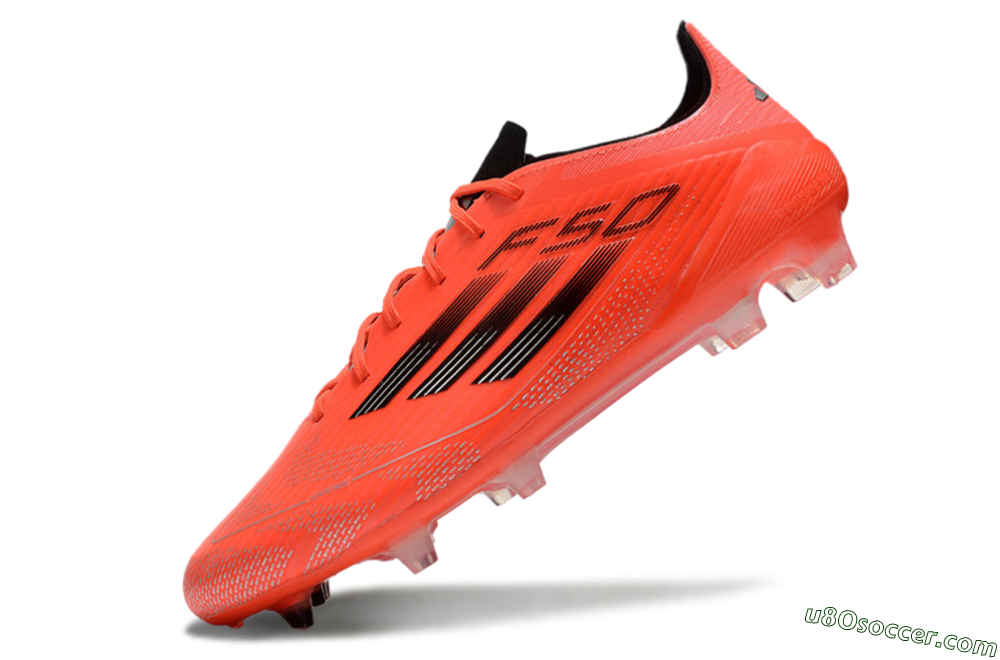 Adidas F50 Elite FG Firm Ground Soccer Cleats - Red/Black/Silver 5