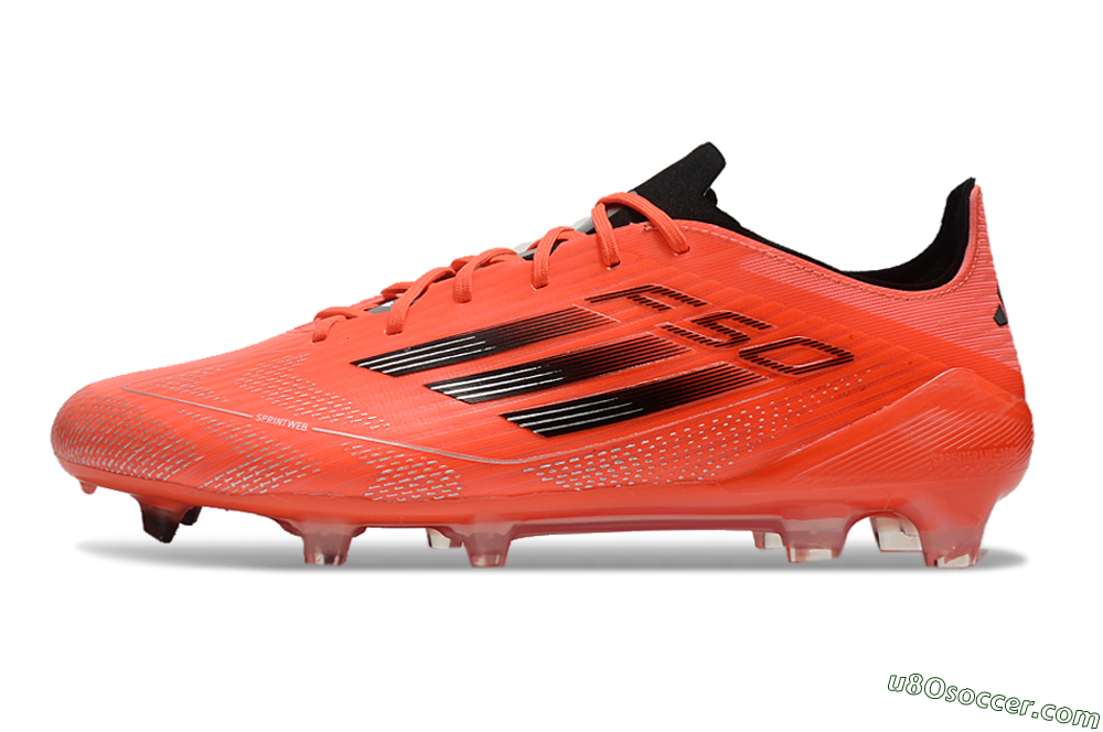 Adidas F50 Elite FG Firm Ground Soccer Cleats - Red/Black/Silver 2