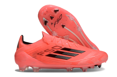 Adidas F50 Adizero FG Firm Ground Soccer Cleats - Red/Black