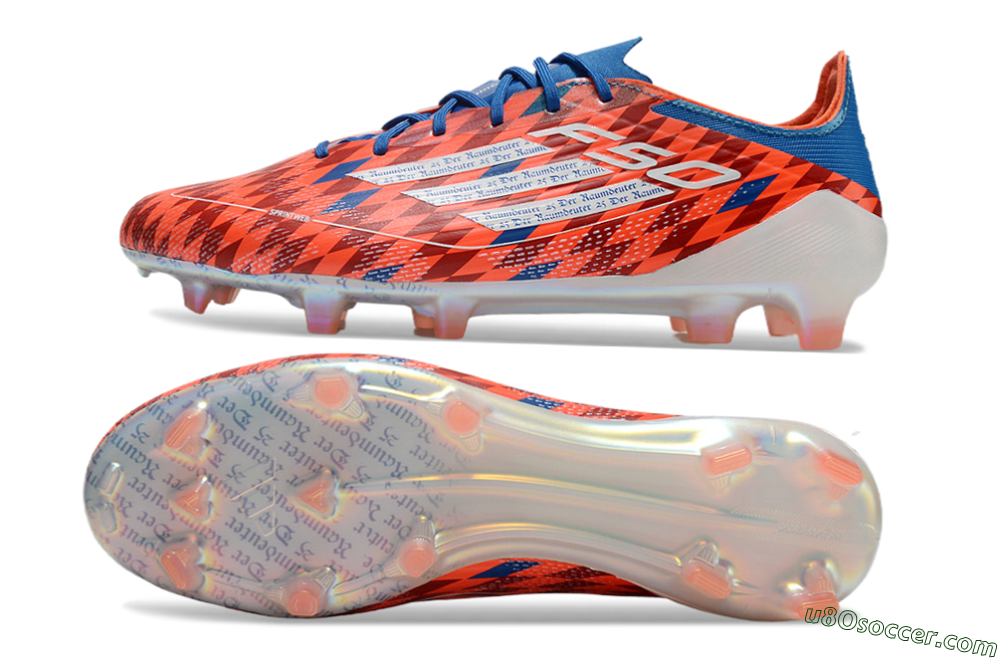 Adidas F50 Elite FG Firm Ground Soccer Cleats - Red/White/Blue 0