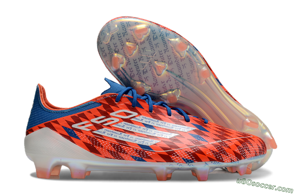 Adidas F50 Elite FG Firm Ground Soccer Cleats - Red/White/Blue 1