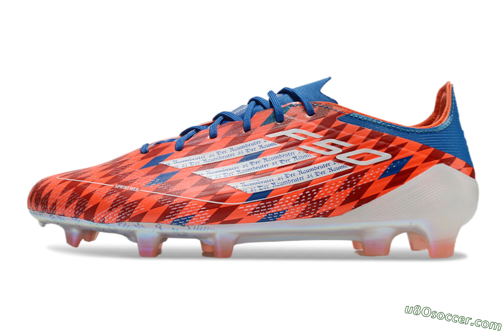 Adidas F50 Elite FG Firm Ground Soccer Cleats - Red/White/Blue 2