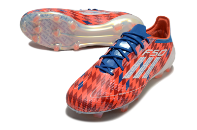 Adidas F50 Elite FG Firm Ground Soccer Cleats - Red/White/Blue